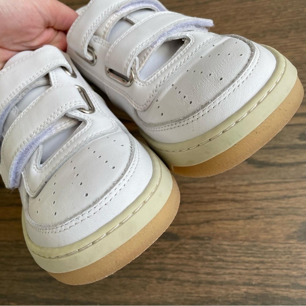 White Perey Strap Sneakers Like ACNE STUDIOS style - Picture 8 of 12